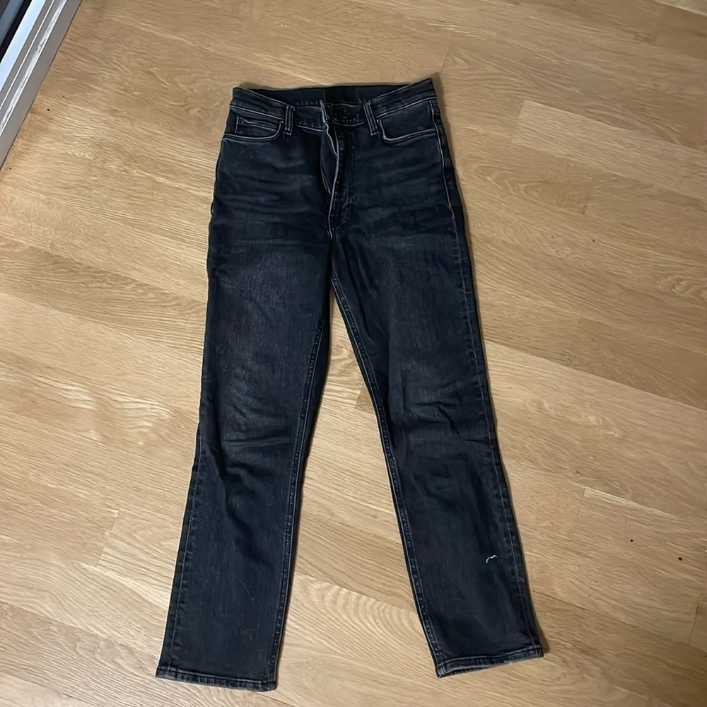 DSTLD high waisted skinny/straight black jeans NWOT
